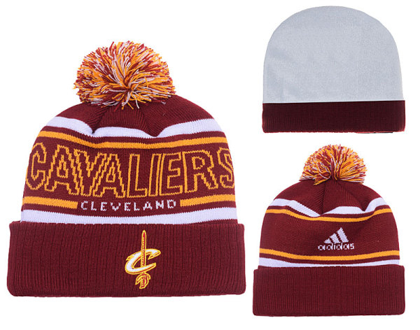 NBA Cleveland Cavaliers Red Beanie--YD