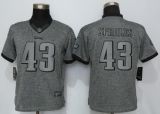 Women Nike Philadelphia Eagles 43 Sproles Gray Mens Stitched Gridiron Gray Limited Jersey