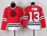 NHL Chicago Blackhawks #12 Punk Red Youth Jersey