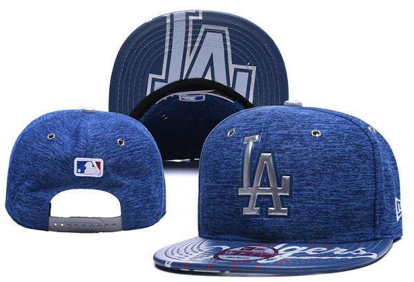 MLB Los Angeles Dodgers Blue Snapback Hats--YD