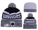 NBA Golden State Warriors Black Beanie--YD