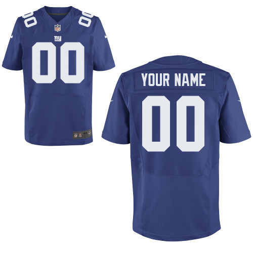 Customized Elite Nike New York Giants Team Color Jersey