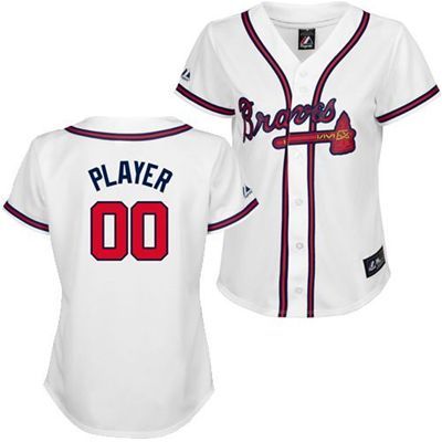 Womens Atlanta Braves Personalized Jersey