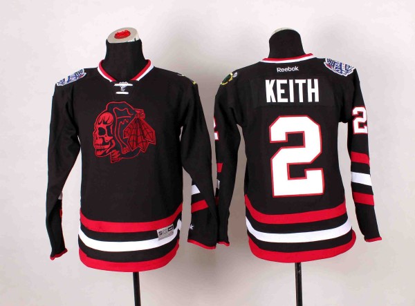 NHL Chicago Blackhawks #2 Keith Black Youth Jersey