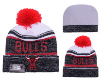 NBA Chicago Bulls Black Beanie--YD