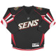 Black Senators #00 Your Name Third Custom NHL Jersey