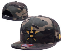 MLB Houston Astros Snapback Camo Hats--TX