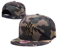 MLB New York Yankees Snapback Camo Hats--TX