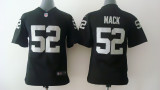 New Nike Okaland Raiders 52 Mack Black Youth Jerseys