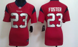 red #23 FOSTER Houston Texans women NIKE jersey