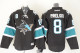 NHL San Jose Sharks #8 Pavelski Black Youth Jersey