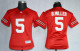 Ladies Braxton Miller 5 Red