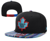 NHL Toronto Maple Leafs Black Snapback Hats---YD