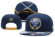 NHL Buffalo Sabres Blue Snapback Hats--YD