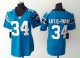 Womens Nike Carolina Panthers #34 Artis-Payne Blue Jersey