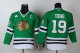 Kids Chicago Blackhawks #19 Toews Green Jersey