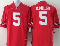 NCAA Ohio State Buckeyes #5 B.Miller Red Youth Jersey