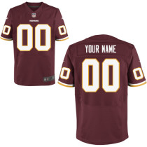 Redskins Nike Men Customized Elite Team Color Jersey
