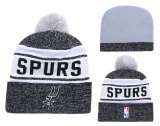 NBA San Antonio Spurs Black Beanie--YD