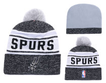 NBA San Antonio Spurs Black Beanie--YD