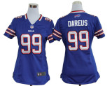 women NIKE Dareus blue jersey, Buffalo Bills #99 jersey