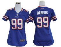 women NIKE Dareus blue jersey, Buffalo Bills #99 jersey