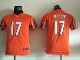Kid's Nike Chicago Bears #17 Jeffery Orange Jersey