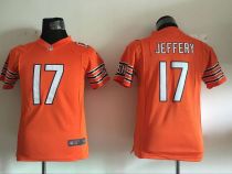 Kid's Nike Chicago Bears #17 Jeffery Orange Jersey