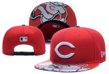 MLB Cincinnati Reds Red Snapback Hats--YD