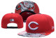 MLB Cincinnati Reds Red Snapback Hats--YD