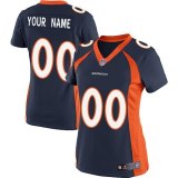 Nike Denver Broncos Customized Blue Women Jersey