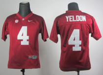 Youth Nike Alabama Crimson Tide T.J Yeldon 4 Crimson 2012 SEC Patch College Football Jersey