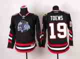 NHL Chicago Blackhawks #19 Toews Black Youth Jersey
