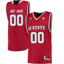 NCAA NC State Wolfpack Custom College Basketball Red Jersey