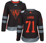 Women North America #71 Larkin Black World Cup of Hockey 2016 Premier Jersey