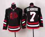 NHL Chicago Blackhawks #7 Seabrook Black Youth Jersey