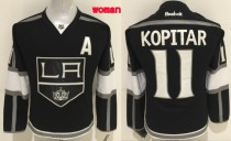 Womens Los Angeles Kings #11 Kopitar Black Jersey