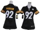 James Harrison black Steelers Women Nike NFL Jersey