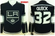 NHL Women Los Angeles Kings #32 Jonathan Quick Black Jersey