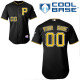 Personalized Cool Base Alternate Pittsburgh Pirates Jersey in Black