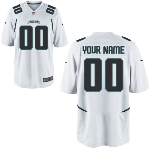 Game White Jacksonville Jaguars Nike Men Custom Jersey