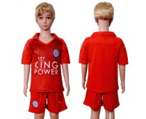 2016 Soccer Leicester Blank Away Kids Jersey