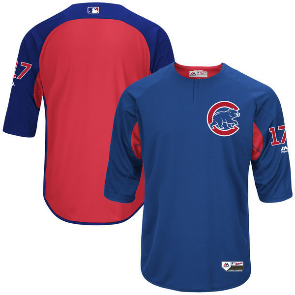 Majestics MLB Chicago Cubs Custom Batting Practice Jersey