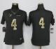 Women New Nike Houston Texans 4 Watson Anthracite Salute To Service Limited Jersey