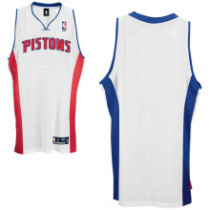 Blank NBA White Detroit Pistons Jersey