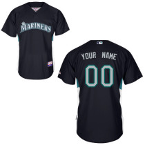 Black Personalized Batting Practice MLB Seattle Mariners Jersey
