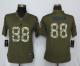 Women New Nike New York Giants 88 Engram Green Salute To Service Limited Jersey
