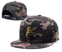 MLB Baltimore Orioles Snapback Camo Hats--TX