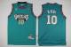 NBA Memphis Grizzlies #10 Bibby Green Green Throwback Stitched NBA Jersey