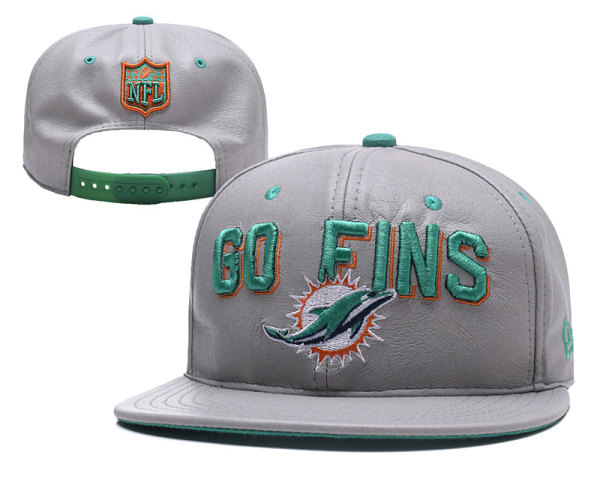 2018 Miami Dolphins Draft Grey Snapbacks